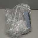 LUCYCAZ 4 Pack Wall Mounted Spice Rack with 16 Hooks, Spice Organizer Shelf for Stove Cabinet Pantry Door,Screw or Adhesive Spice Shelf Hanging Wall Spice Rack in Kitchen and RV (White, 4 PACK)