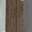 PURRUGS Dirt Trapping Door Mat 20" x 31.5", Non-Slip/Skid Machine Washable Entryway Rug, Dog Doormat, Super Absorbent Welcome Mat for Muddy Wet Shoes and Paws, Brown