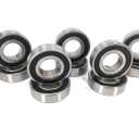 DEEG 10PCS R12 2rs baeing3/4 x1-5/8x7/16 Double Rubber Sealed Ball Bearing