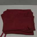 Scrubs for Women Sets, Stretch V-Neck Scrub Top & Cargo Pants with Multi Pockets, Anti-Wrinkle (X-Large, Burgundy)