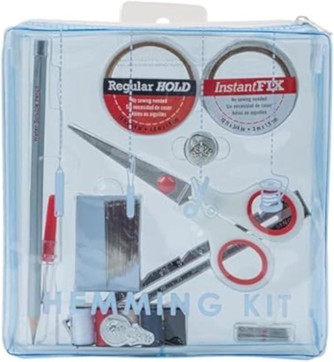 Hemming Kit with Pouch 93 Pieces. (Blue)