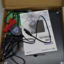 ECO-WORTHY Upgraded OBDII 10W Solar Battery Trickle Charger Maintainer-12V Waterproof Solar Panel Trickle Charger Kit with Portable Stand for Car Truck Boat Mower RV Trailer ATV Marine Battery