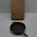 Mercer Culinary Pre-Seasoned Cast Iron Skillet, 10.25-Inch (Black)