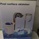 DIMAR GARDEN Pool Skimmer Basket Above Ground Pool Skimmer Wall Mount Surface Skimmer for Swimming Pool, Hang on Pool Skimmer with Hose and Adapter