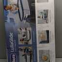 Chicco LullaGlide 3-in-1 Stationary Baby Bassinet, Gliding and Portable Bassinet, Waterproof Mattress and Fitted Sheet, Includes Carry Bag | Luna/Grey