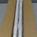 ALLZONE Adjustable Tension Curtain Rod, 42 to 78 Inches, Spring Loaded Curtain Rods No Drilling, Renter Friendly Tension Rod for Windows, Shower, Closet, No Drill, Non-Slip, White