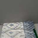 Uphome Bath Rugs for Bathroom, Moroccan Geometric Small Bath Rug, Non Slip Washable Soft Velvet Bath Mats for Bathroom Floor, Dark Blue Boho Farmhouse Toilet Rug for Sink Tub Shower, 18x26 inch