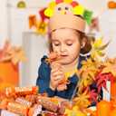 2 x FOIMAS 24pcs Thankgvigng Treat Box,Fall Maple Pumpkin Candy Box with Ribbon Goodie Boxes Container for Thanksgiving Fall Harvest Party Favor Supply