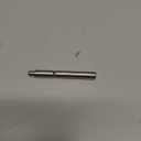 Silver Retractable Mini Pen Made of Stainless Steel Metal Tool Retractable Pocket Pen Keychain Dad Gadgets and Refills, Birthday, Students, Office Staff, Office and School Supplies