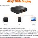 Amazon Basics 4K HDMI to HDMI and Audio Extractor Converter with SPDIF, Stereo Audio Output, Toslink Optical Audio for Apple TV, Fire TV, Fire Stick, Blu-Ray Players, Black