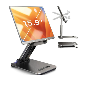 LISEN for iPad Stand Tablet Holder for Desk, Office Desk Accessories for Men Women Kids Tablet Gifts, Office Home Essentials Gadgets Portable Monitor Stand for 2026 New iPad a16 Accessories Switch