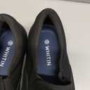 WHITIN Fashion Men's Wide Toe Box Barefoot Sneakers Slip on Canvas Casual Minimalist Zero Drop Sole Shoes Size 12 12W Width Minimus Black 46