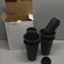 Bed Riser/Furniture Lift Bed/Bed risers/Furniture Lifter/Table risers/Frame Risers Create Under Bed Storage Heavy Duty for Furniture Height Adjustment Round Black (8 Pack, 2 Inch)