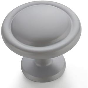 Ravinte 5 Pack 1-1/4 inch Kitchen Cabinet/Drawer/Dresser Knobs Grey Zinc Drawer Pulls/Handles