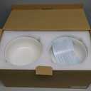 AmorArc Stoneware Cereal Bowls Set for Kitchen, 26 ounce Ceramic Soup Bowls Set of 6 for Snacks Soup Cereal Breakfast, Chip-Resistant Bowls, Matte white