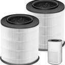 12030 HEPA Replacement Filter for Clorox Medium Room Air Purifier 11030 & 11031,3-in-1 H13 True HEPA with Activated Carbon Filter,2 Pack