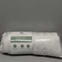 DOWNLITE Down Extra Thin, Flat & Soft Pillow for Stomach Sleepers (Hypoallergenic) (Standard/Queen)