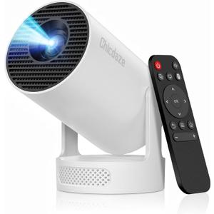 Mini Projector with WiFi and Bluetooth, Portable Projector 4k 1080P Support 5w Sound Base Speaker, 170 ANSI, Android 11, Auto Vertical Keystone Smart Proyector for Home Bedroom Outdoor, HY300 Ultra