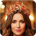 2 x Kilshye Red Queen Crowns and Tiaras Gold Leaf Bridal Headband Wedding Prom Hair Accessories for Women