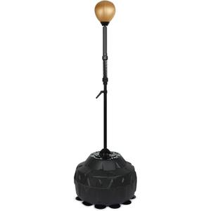 Reflex Speed Bag Golden Ball Punching Bag Free Standing Boxing Set with Adjustable Height & Reinforced Spring Strong Durable Relief Stress