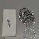 Hoement Quality Mesh Pen Holder Cover for Jar Wall Decor Floral Grids Included