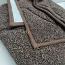 PURRUGS Dirt Trapper Door Mat 34" x 59", Non-Slip Machine Washable Entry Rug, Shoe Scraper, Dog Doormat, Super Absorbent Welcome Mat for Front & Back Door, Muddy Wet Shoes & Paws, Brown