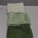 MIULEE Boho Farmhouse Sage Green Throw Pillow Covers 18x18 Inch Set of 4 Mordern Nordic Cushion Covers Soft Corduroy Spring Home Decor for Couch Bed Sofa Living Room Forest Green