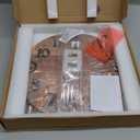 NIKKY HOME Rustic Farmhouse Wall Clock - 12 Inch Battery Operated Silent Non Ticking Vintage Wooden MDF Clock Home Decor for Kitchen, Living Room, Bedroom, Office