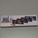 Soobest LED Digital Wall Clock with Seconds, Electric Clock Plug Auto DST Dimmer LED Large Display 10 Inches (White)