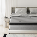 MixDeer Twin Mattress 12inch in a Box, Memory Foam Hybrid Mattress with Pocket Springs and Zoned Support for Back & Lumbar Pressure Relief, Motion Isolation and Edge Support -CertiPUR-US(12 Inch,Twin)
