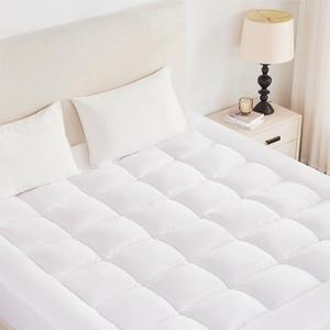 Extra Thick Mattress Topper Queen Size, 1400 GSM Soft Pillow Top Mattress Topper, Down Alternative Memory Foam with 8-21 Inch Deep Pocket Bed Topper Pad for Back Pain