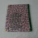Clipboard Folio with Storage 8.5 X 11 Padfolio Notebook, Clipboards with Notepad Spiral with 10 Pockets and 5 Folders Nursing Teacher School Essentials (Cheetah Spots)