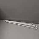 Hanging Closet Rod Adjustable Width Height Closet Rod For Hanging Clothes White 1 Pack Closet Extender Hanging Rod Clothes Space-Saving Hanging Bar Organizer