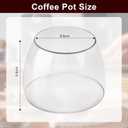 7oz Burr Coffee Grinder Glass Jar Carafe Compatible with KitchenAid Burr Grinder KPCGRND Replaces 4176728- Coffee Grinder Carafe Maker KCG0702/KCG8433/KCG0702OB/KPCG100PMO/KCG0702CU/KCG844OB