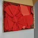 JOYIN 12 Pack Christmas Red Velvet Bows, 16" Long by 9" Wide Decorative Christmas Bows for Wreath Garland Christmas Tree Decor, Indoor Outdoor Holiday Decorations (Medium)