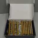 Ravinte 30 Pack 5 Inch Cabinet Pulls Brushed Brass Stainless Steel Kitchen Drawer Pulls Cabinet Handles 5Length, 3 Hole Center