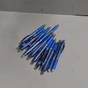 Pentel EnerGel Deluxe RTX Retractable Liquid Gel Pen,0.5mm, Fine Line, Needle Tip, Blue Ink /Blue Body/Value set of 5 (15-Pack)