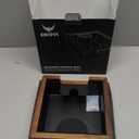 KNODOS Wooden Espresso Knock Box Walnut Dump Bin for Coffee Grounds Disposal Durable, ShockAbsorbent Espresso Machine Accessories, Easy to Clean Tamping Station