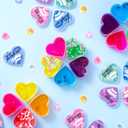 JOYIN 30 PCS Valentines Day Clear Slime Hearts for Kids Classroom Exchange Prizes, Valentine Party Favors, Gift Exchange