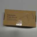 RIOVO Adjustable 30 to 55 Degree Doorbell Angle Mount Compatible with Ring/Blink Video Doorbell/Battery Doorbell, Replacement Angle Adjustment Adapter Mounting Bracket Wedge Kit (Black)