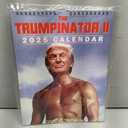 The Trumpinator 2025 Wall Calendar | Tough Guy Trump Hanging Calendar | 7.87 x 11 Inch Funny Trump Calender MAGA Calendar Trump Fans Gag Gifts
