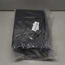 STORAGE MANIAC 6 Pack Storage Bins with Clear Window, Storage Boxes for Shelves, Sturdy Foldable Closet Organization Fabric Shelf Basket for Toy, Towel, Book, Jeans, Offices, Dorm, Wardrobe, Black