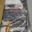 Cumbor 29.7-54.2" Wide Baby Gate for Stairs, Mom's Choice Awards Winner-Self Closing Dog Gate Indoor for Doorways, No Drilling Pressure Mounted Pet Gates for Kids, Easy Walk Through Safety Gate, Brown