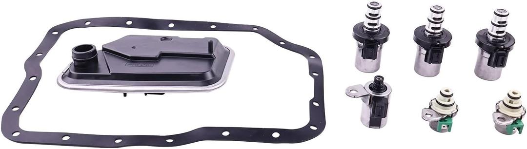 Transmission Shift Solenoid Filter Service Kit 4F27E Compatible with Ford Focus Transit Connect Compatible with Mazda Protege