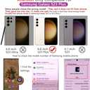 Hurgoer for Samsung Galaxy S23 Plus Case, Covers for S23 Plus .Magnetic Metallic Glossy Slim Clear Luxury Soft Shockproof funda capa para for Galaxy S23 Plus 6.6 inch Compatible with MagSafe (Black)