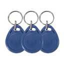 20Pcs T5577 Writable RFID Card Rewrite 125khz Blank Key Fob Blue Contactless RFID Proximity Key Fobs Compatible with 1386 1326 H10301 Format RFID Readers Writer and Access Control Systems