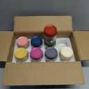 4oz 8Pack Glass Dressing Jars with Leakproof Lids, Containers for Sauce, Salad Dressing, Dips & Snacks  Reusable Glass Food Storage Cups for Lunch Box & Meal Prep(4oz-8Pack)