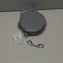 39ft Wall Mounted Retractable Dog Leash with Length Lock, Anti Tangle Pet Leash for Medium Large Dogs up to 50lbs, Multi Purpose Outdoor Indoor Retractable Dog Tie