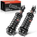 Front Pair (2) Complete Strut & Coil Spring Assembly Compatible with Kia Rio 2002 2003 2004 2005, Driver and Passenger Side