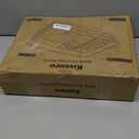 Kitsure Dish Drying Rack - Compact Dish Rack with Utensil Holder & Adjustable Water Outlet, Rust-Proof & Scratch-Resistant Drying Rack for Kitchen, 14.5" x 12.0" x 4.0", Grey (Gray)